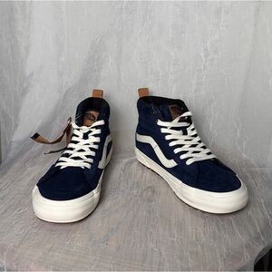 VANS SUEDE SK8-HI SNEAKER SHOES - VINTAGE INDIGO